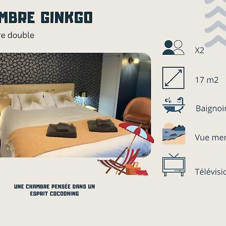 Maison : L'ecrin De L'ocean, 80 Metres De La Plage. * Le Pouliguen
